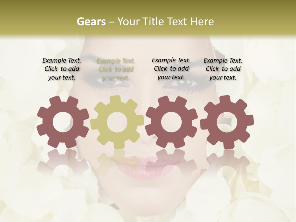 Glamour Petals  PowerPoint Template
