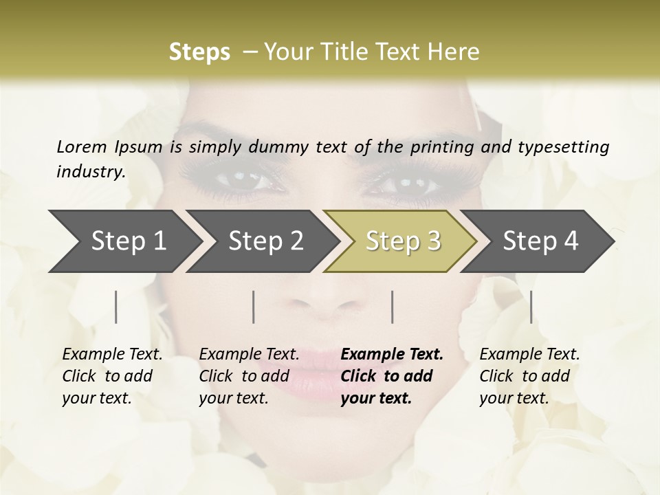 Glamour Petals  PowerPoint Template