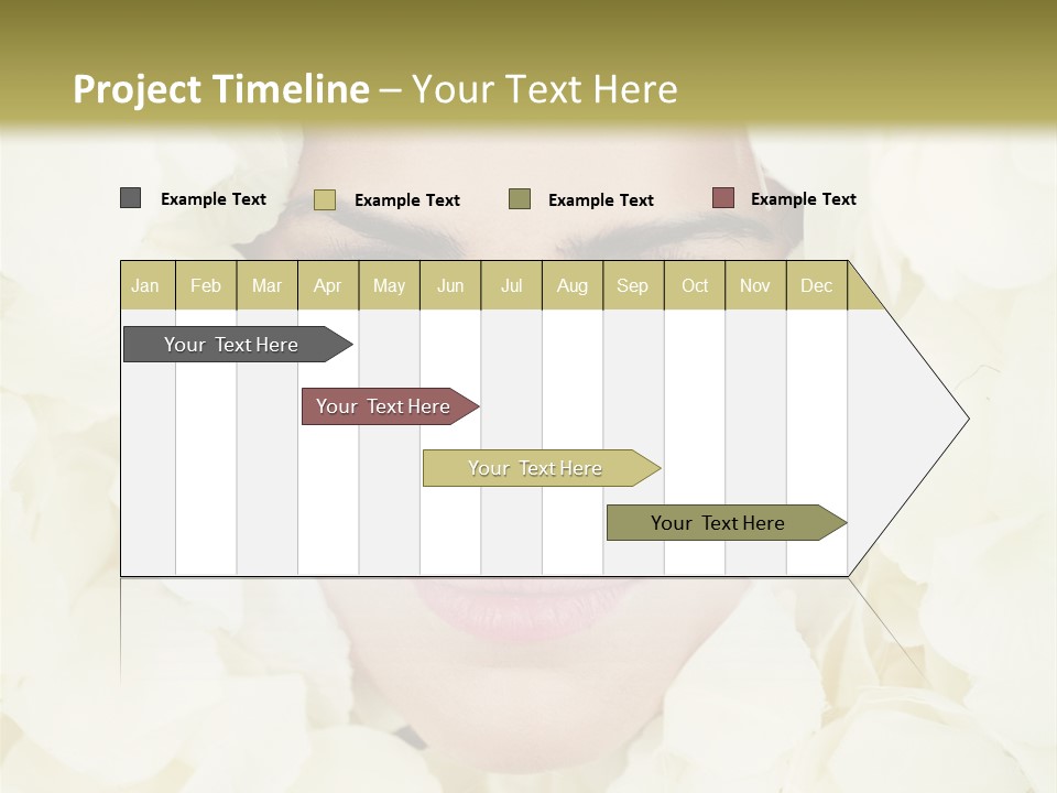 Glamour Petals  PowerPoint Template