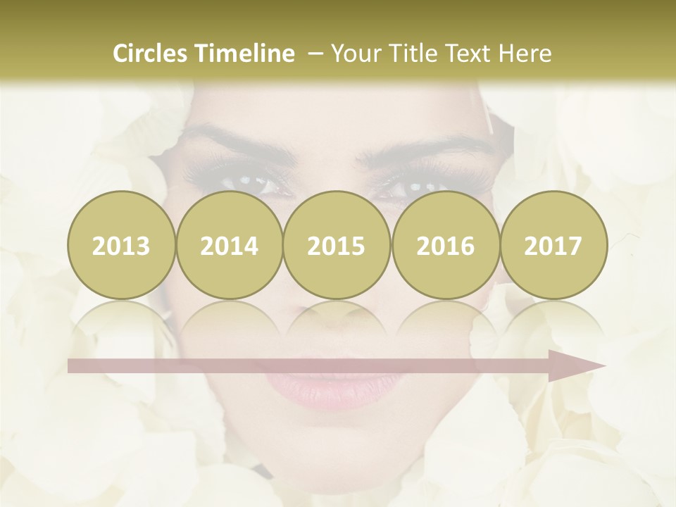 Glamour Petals  PowerPoint Template