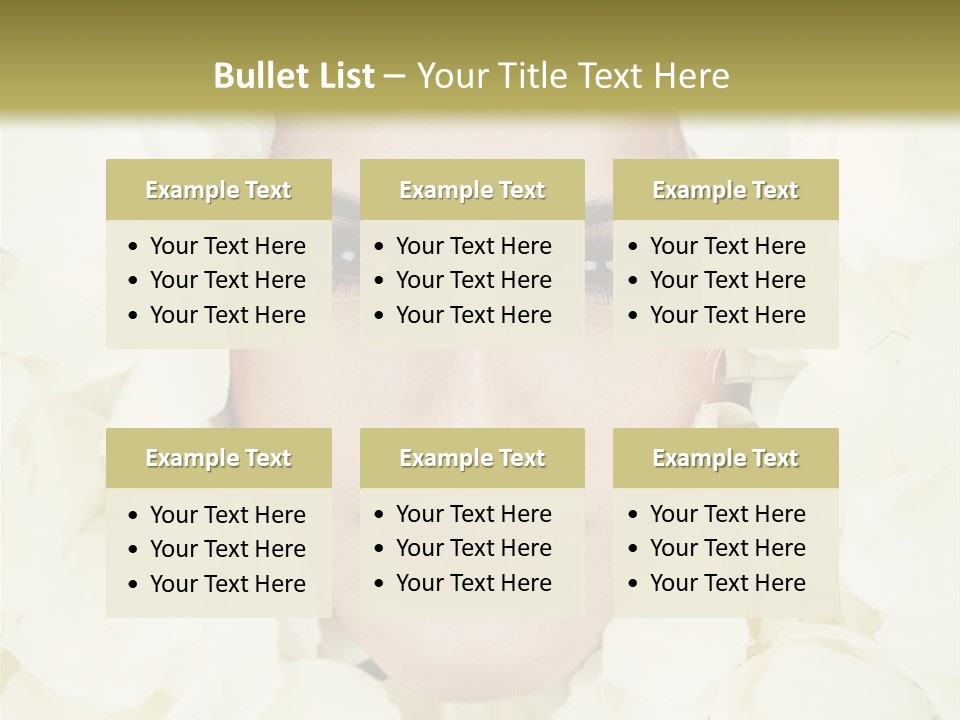 Glamour Petals  PowerPoint Template