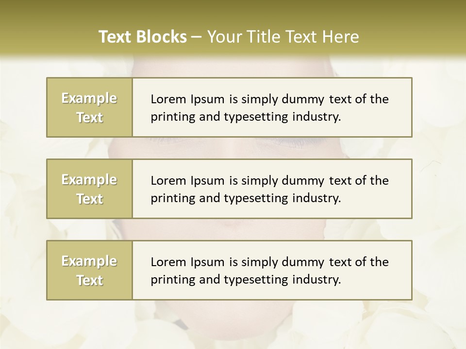 Glamour Petals  PowerPoint Template