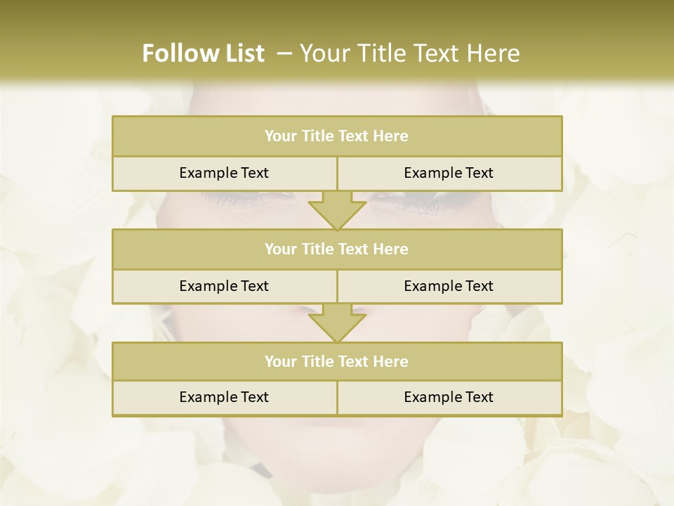 Glamour Petals  PowerPoint Template