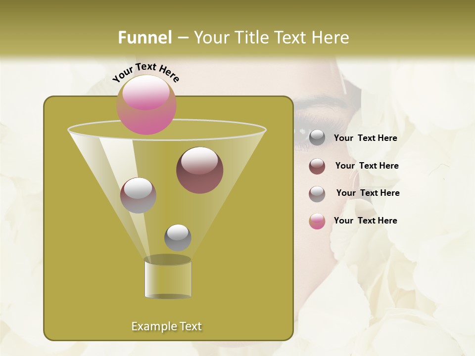 Glamour Petals  PowerPoint Template