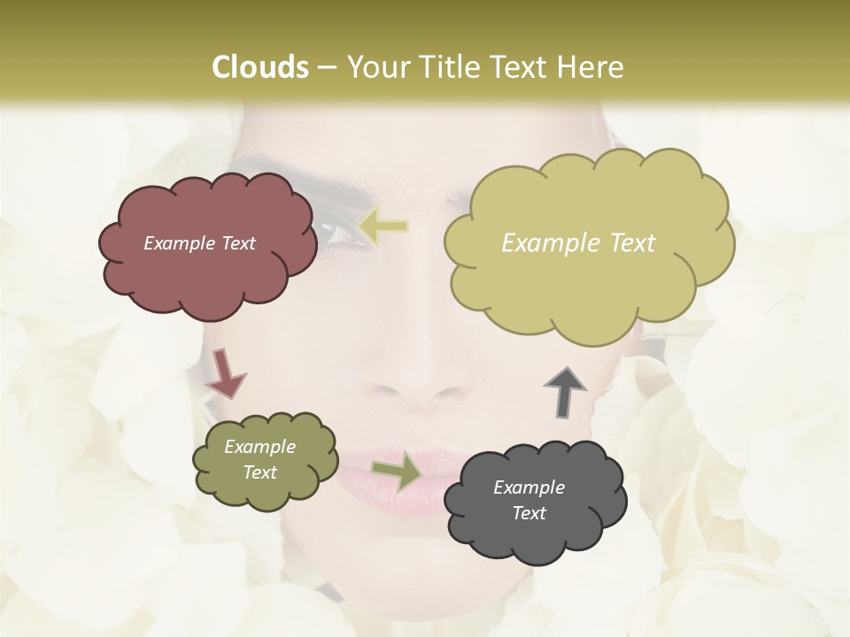 Glamour Petals  PowerPoint Template