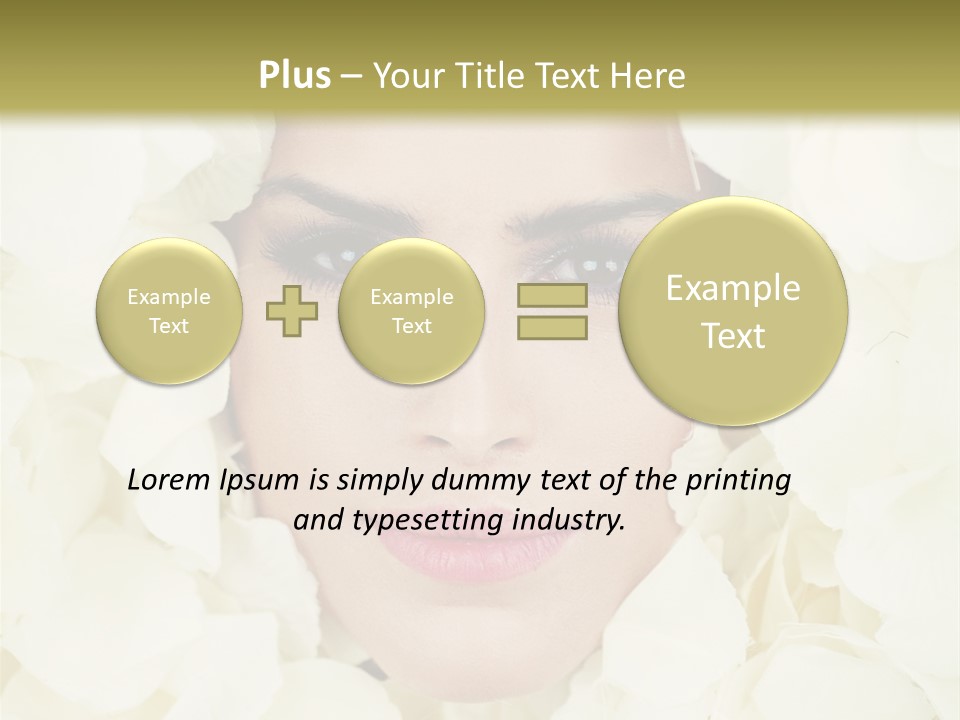 Glamour Petals  PowerPoint Template