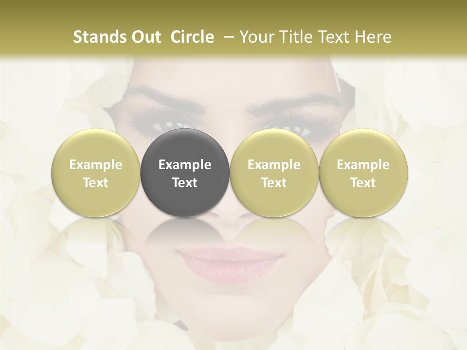 Glamour Petals  PowerPoint Template
