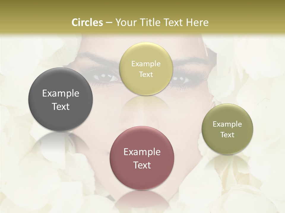Glamour Petals  PowerPoint Template