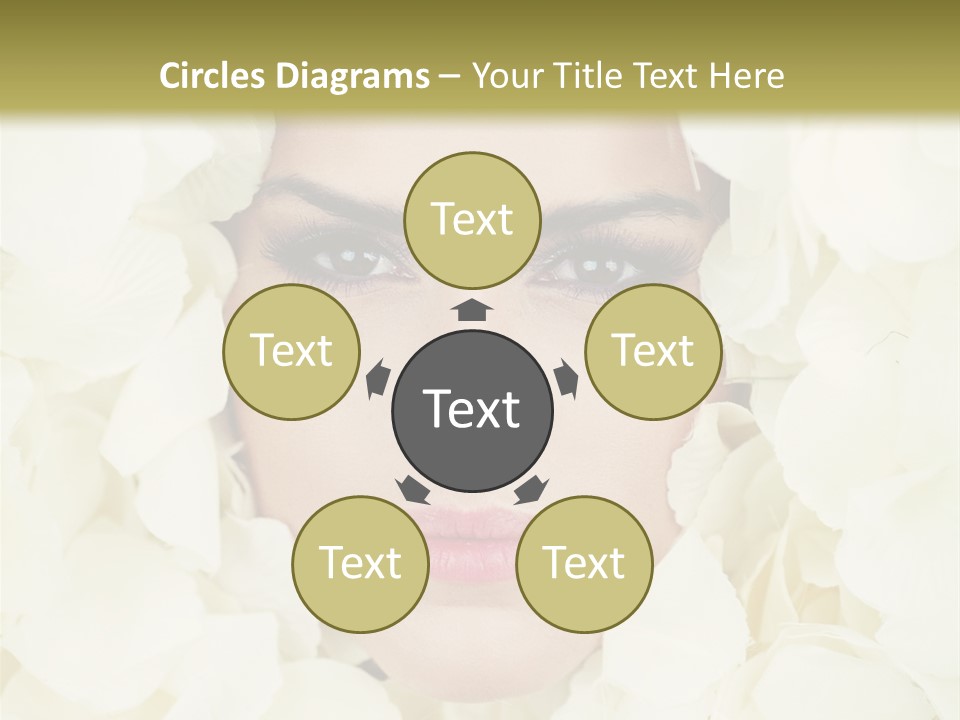 Glamour Petals  PowerPoint Template