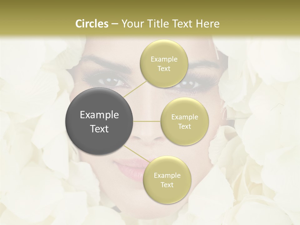 Glamour Petals  PowerPoint Template