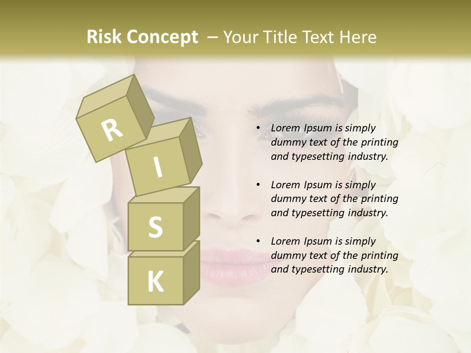 Glamour Petals  PowerPoint Template