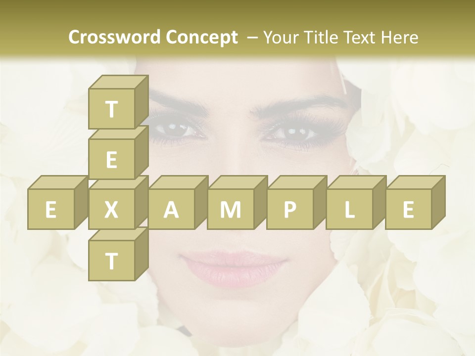 Glamour Petals  PowerPoint Template