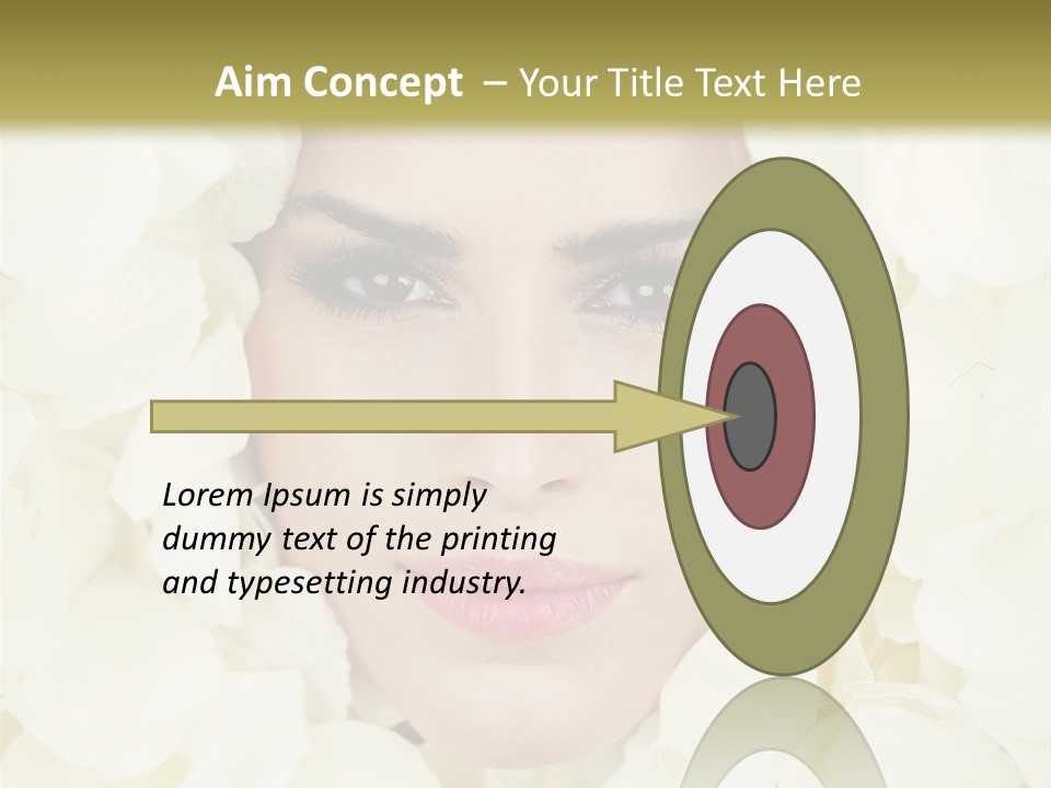 Glamour Petals  PowerPoint Template