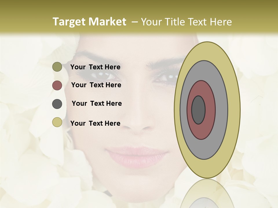 Glamour Petals  PowerPoint Template