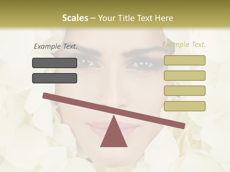 Glamour Petals  PowerPoint Template