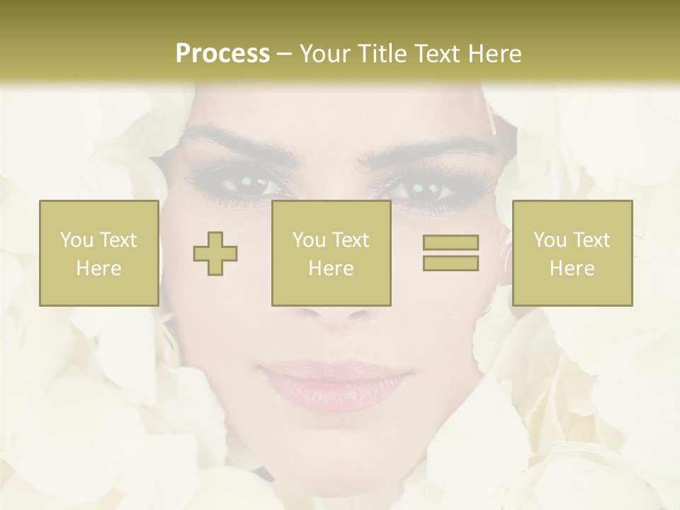 Glamour Petals  PowerPoint Template