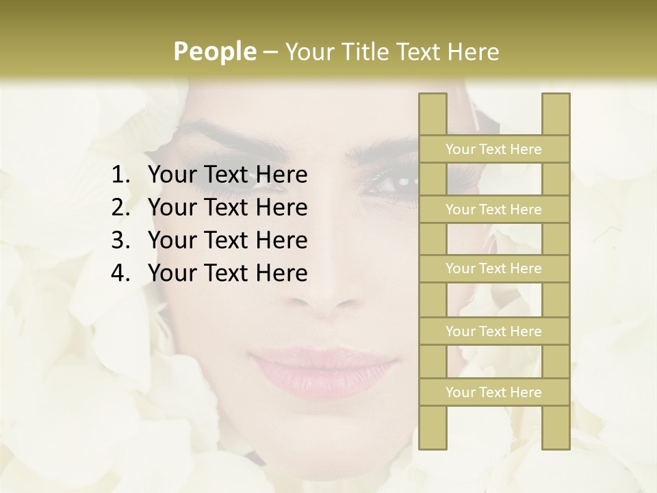 Glamour Petals  PowerPoint Template