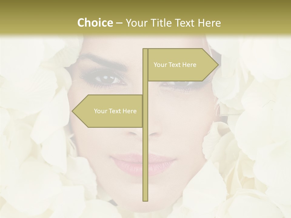 Glamour Petals  PowerPoint Template