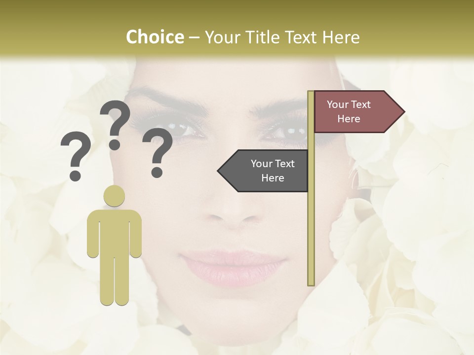 Glamour Petals  PowerPoint Template