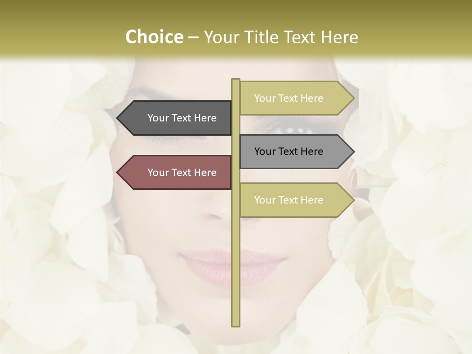 Glamour Petals  PowerPoint Template
