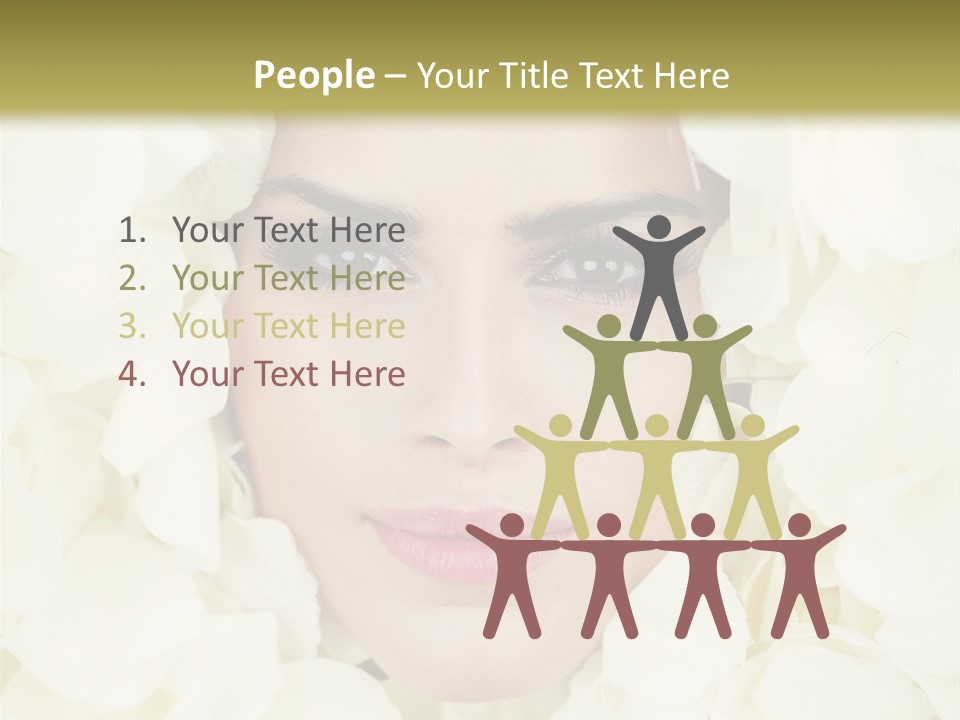 Glamour Petals  PowerPoint Template