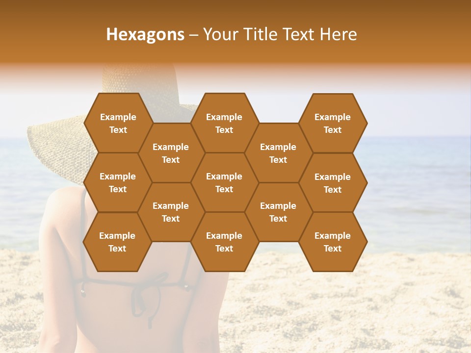 Girl Woman Tourist PowerPoint Template