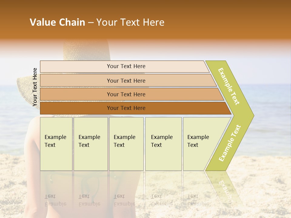 Girl Woman Tourist PowerPoint Template