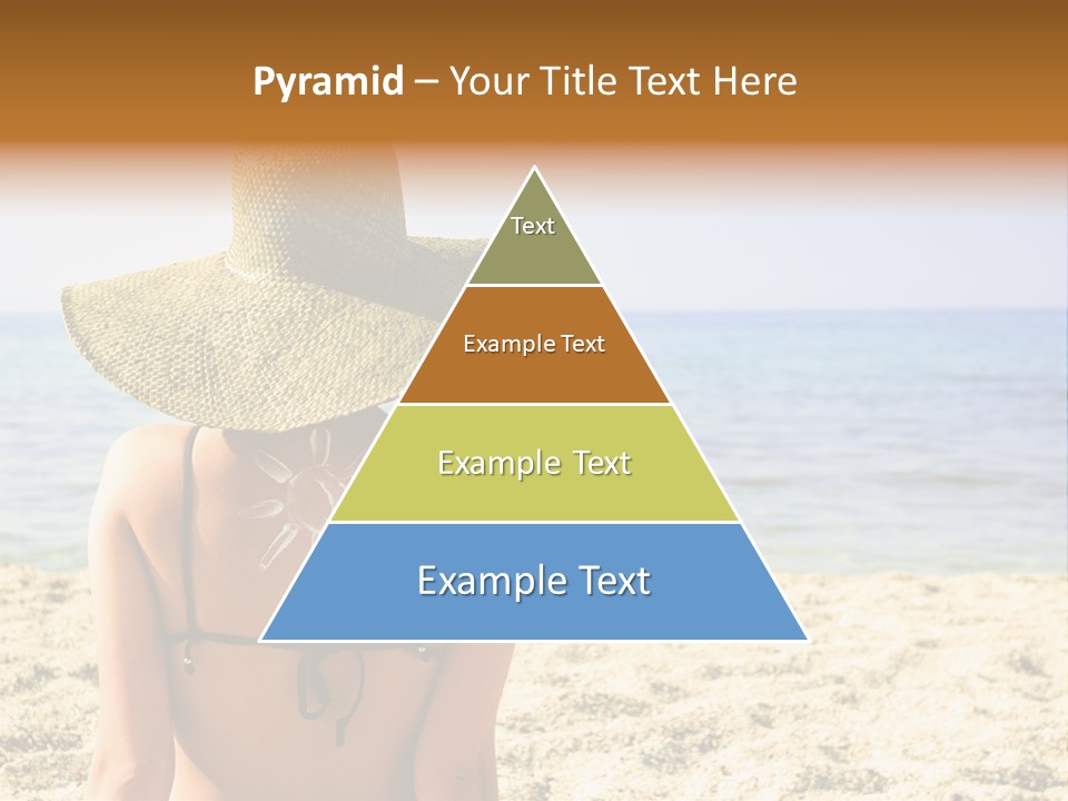 Girl Woman Tourist PowerPoint Template