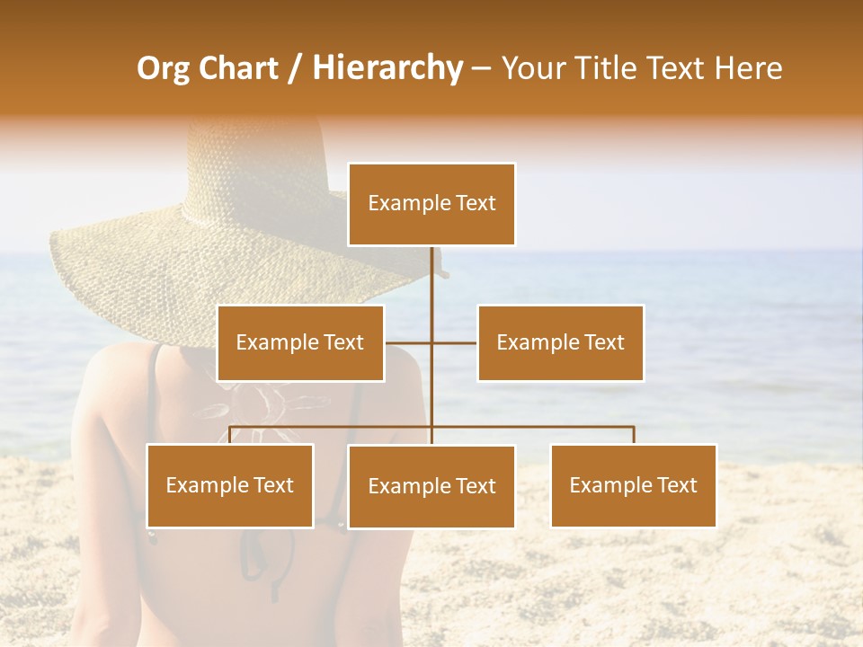 Girl Woman Tourist PowerPoint Template