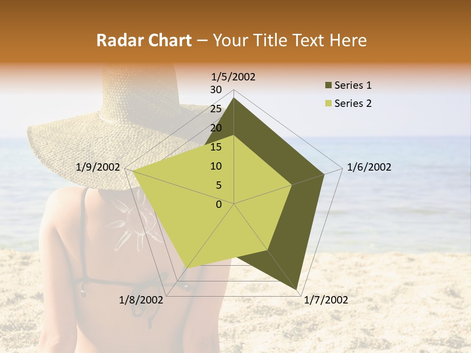 Girl Woman Tourist PowerPoint Template