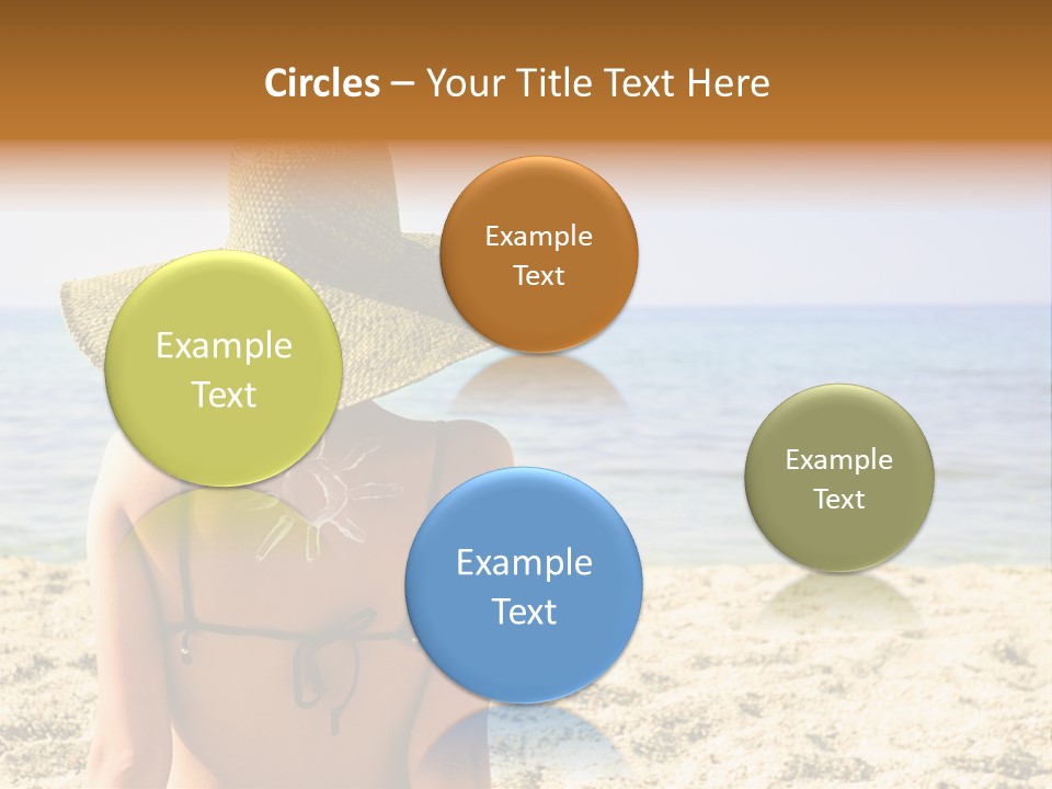 Girl Woman Tourist PowerPoint Template