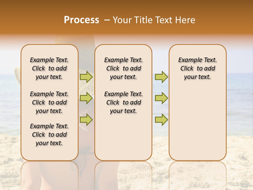 Girl Woman Tourist PowerPoint Template