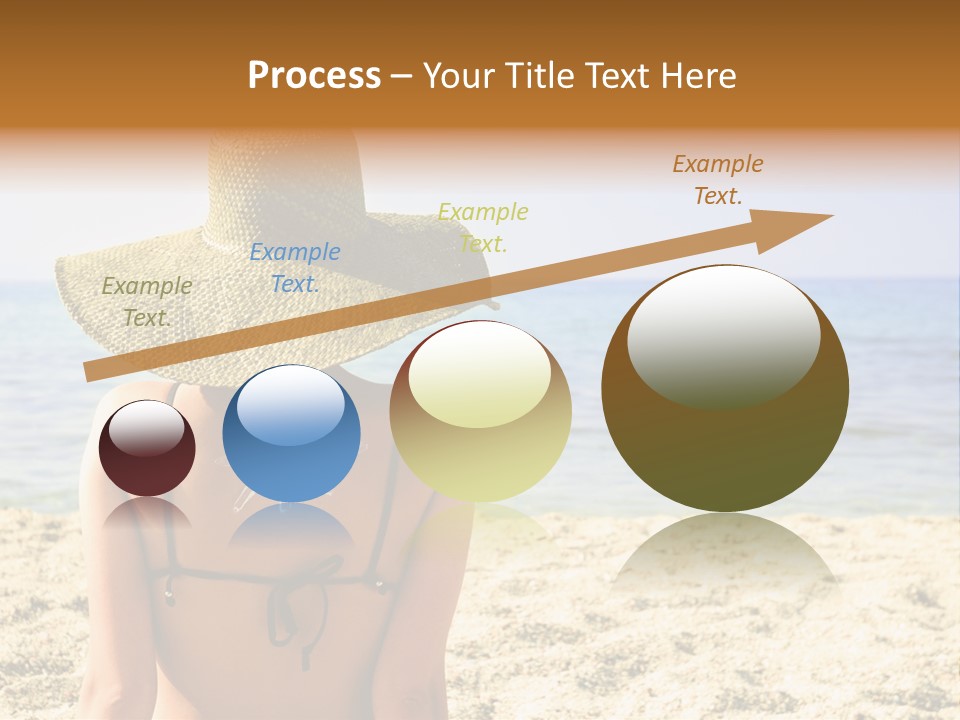 Girl Woman Tourist PowerPoint Template