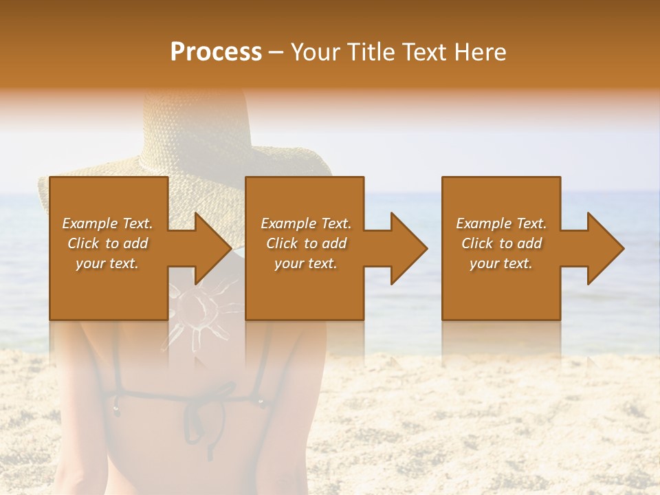 Girl Woman Tourist PowerPoint Template