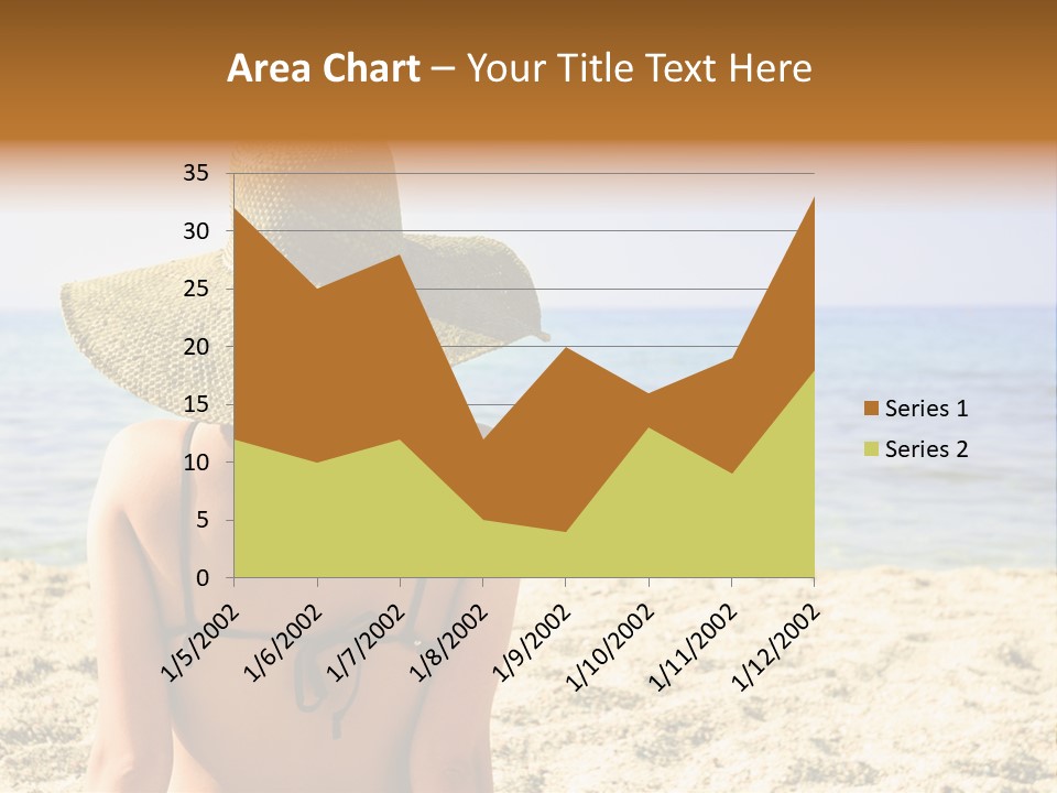 Girl Woman Tourist PowerPoint Template