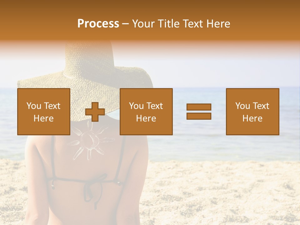 Girl Woman Tourist PowerPoint Template