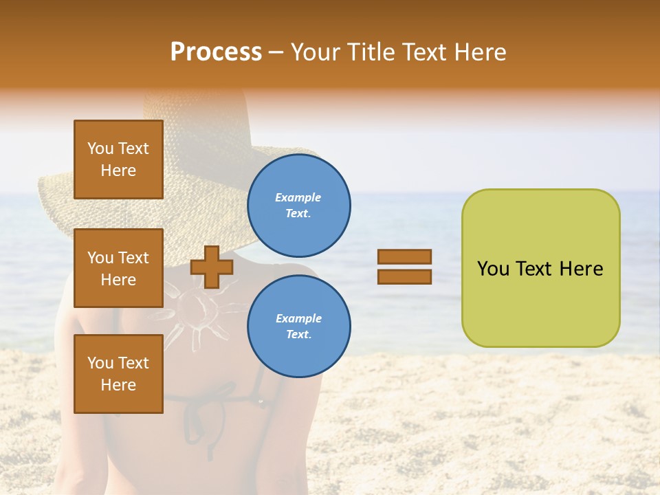 Girl Woman Tourist PowerPoint Template