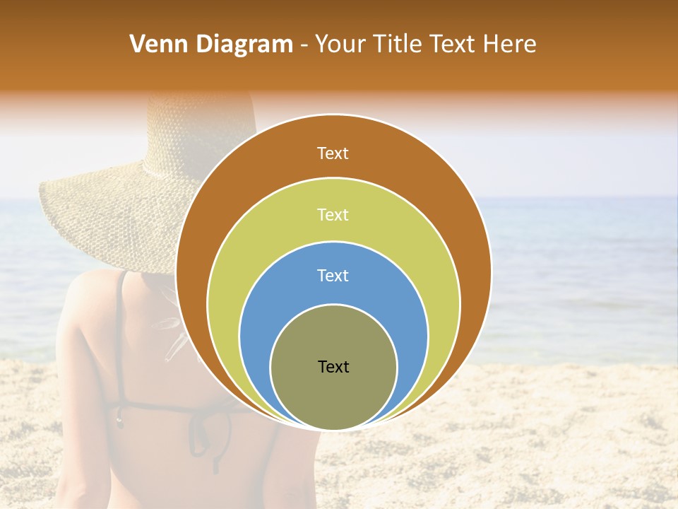 Girl Woman Tourist PowerPoint Template