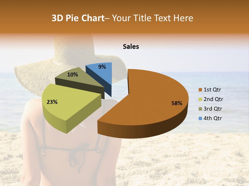 Girl Woman Tourist PowerPoint Template