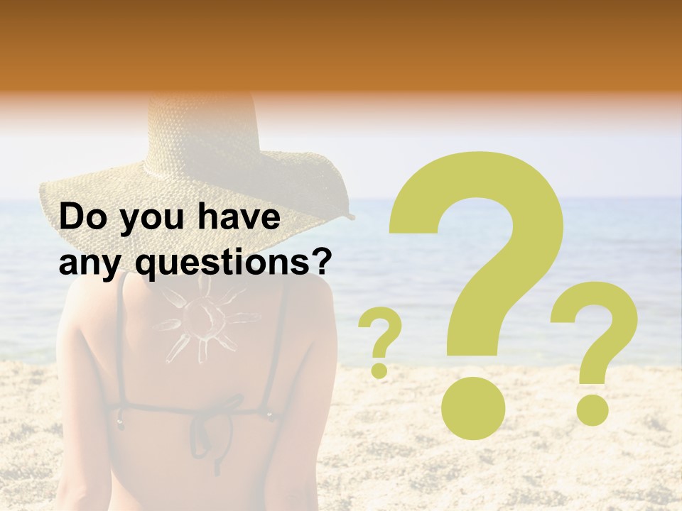 Girl Woman Tourist PowerPoint Template