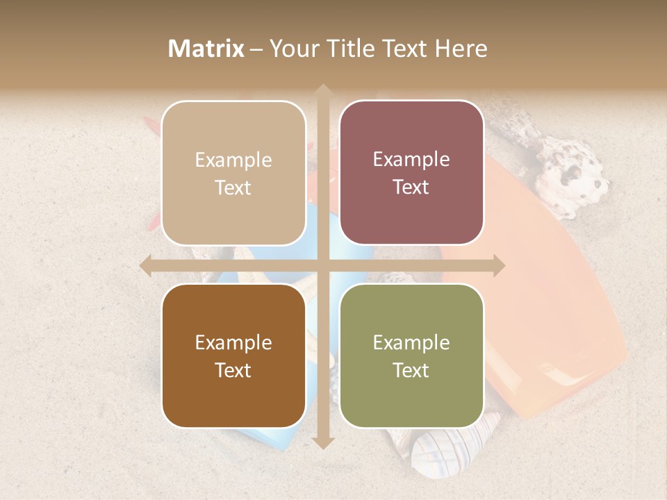 Sunblock Sand Creme PowerPoint Template