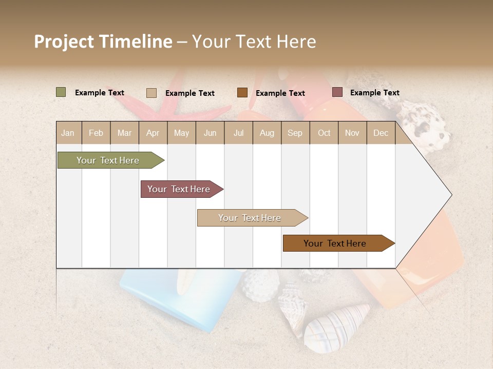 Sunblock Sand Creme PowerPoint Template