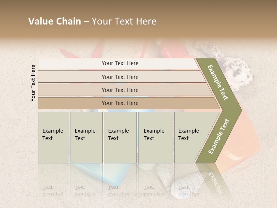 Sunblock Sand Creme PowerPoint Template