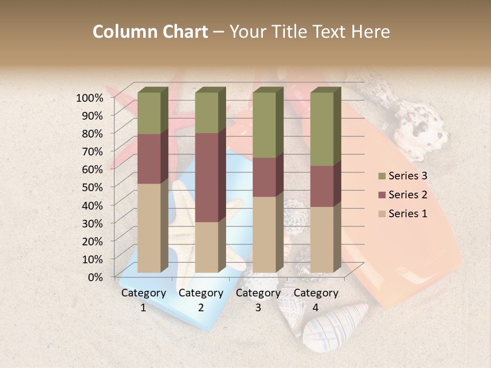 Sunblock Sand Creme PowerPoint Template
