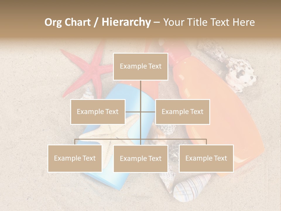 Sunblock Sand Creme PowerPoint Template