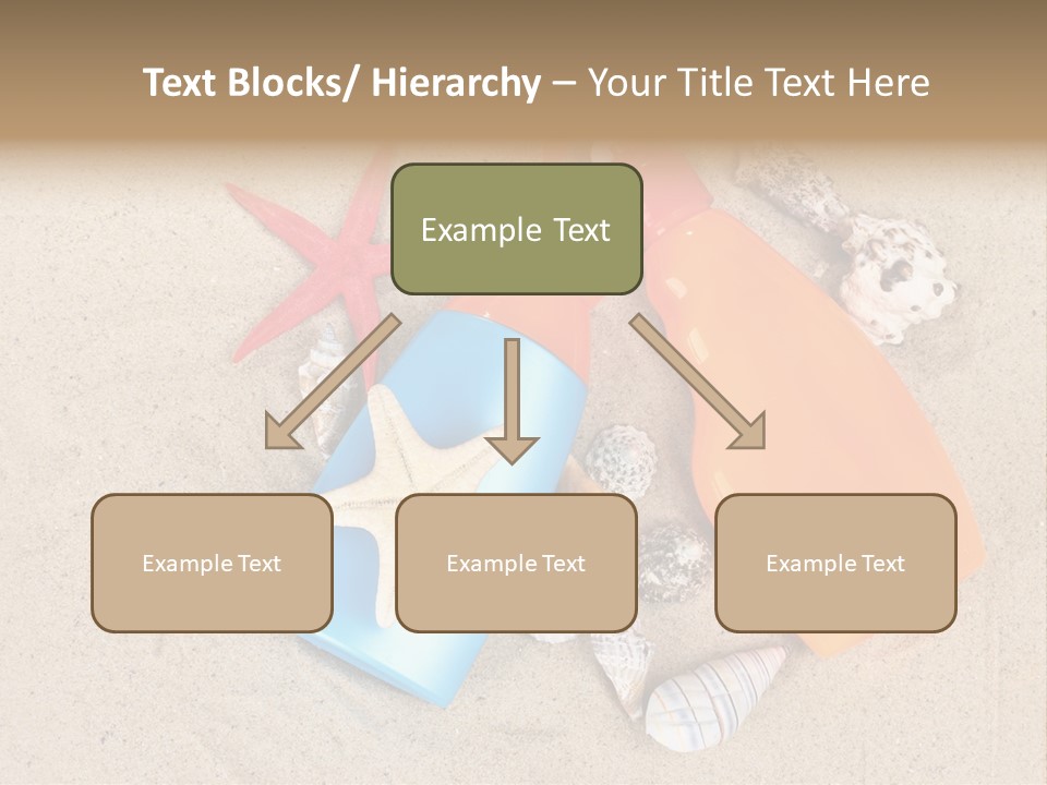 Sunblock Sand Creme PowerPoint Template