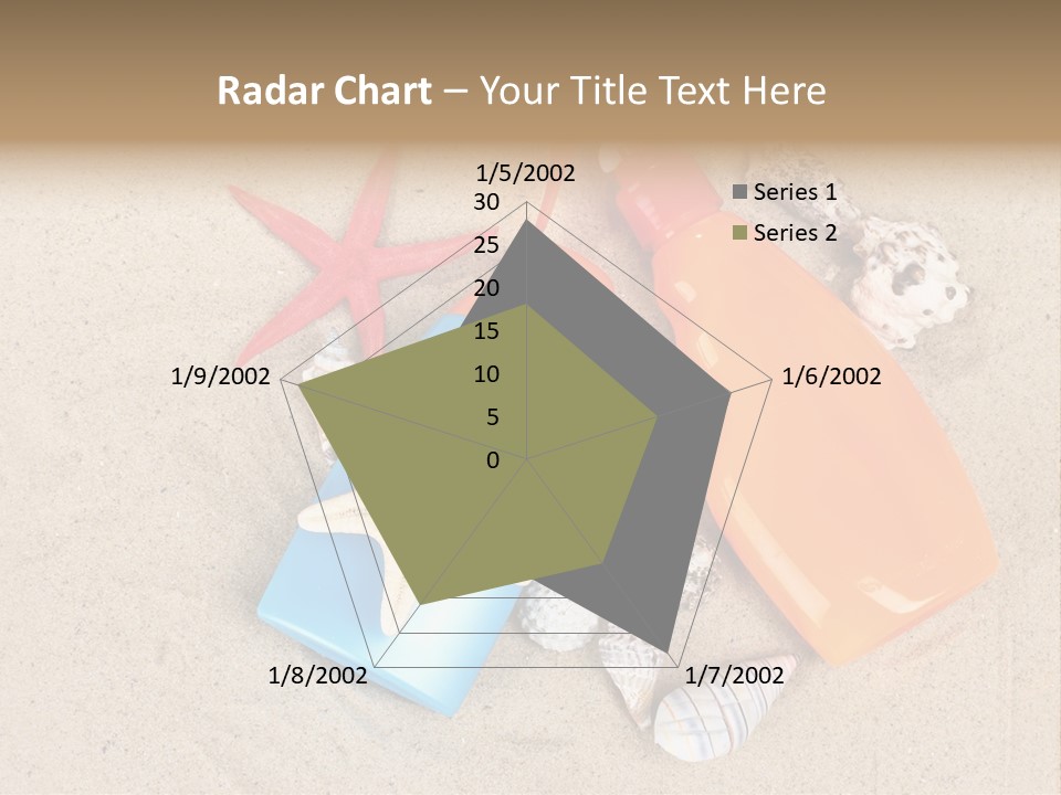 Sunblock Sand Creme PowerPoint Template