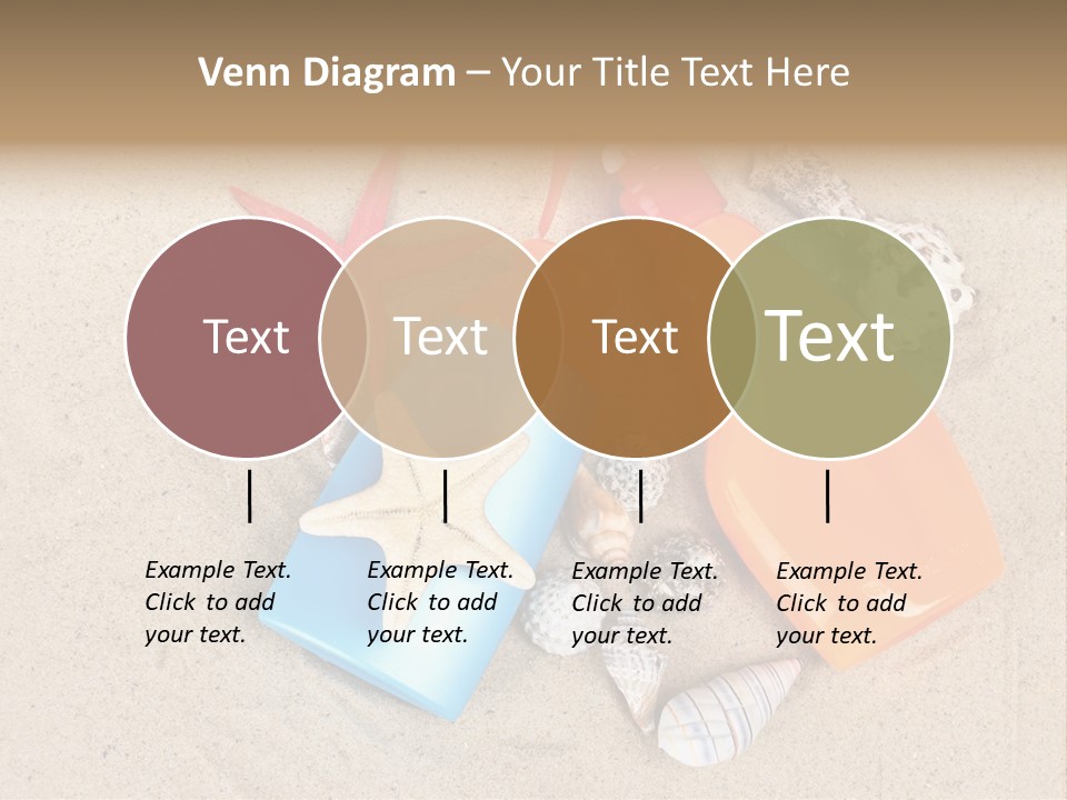 Sunblock Sand Creme PowerPoint Template