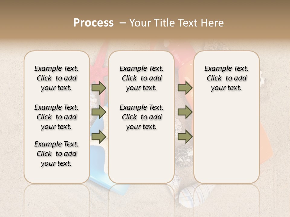 Sunblock Sand Creme PowerPoint Template