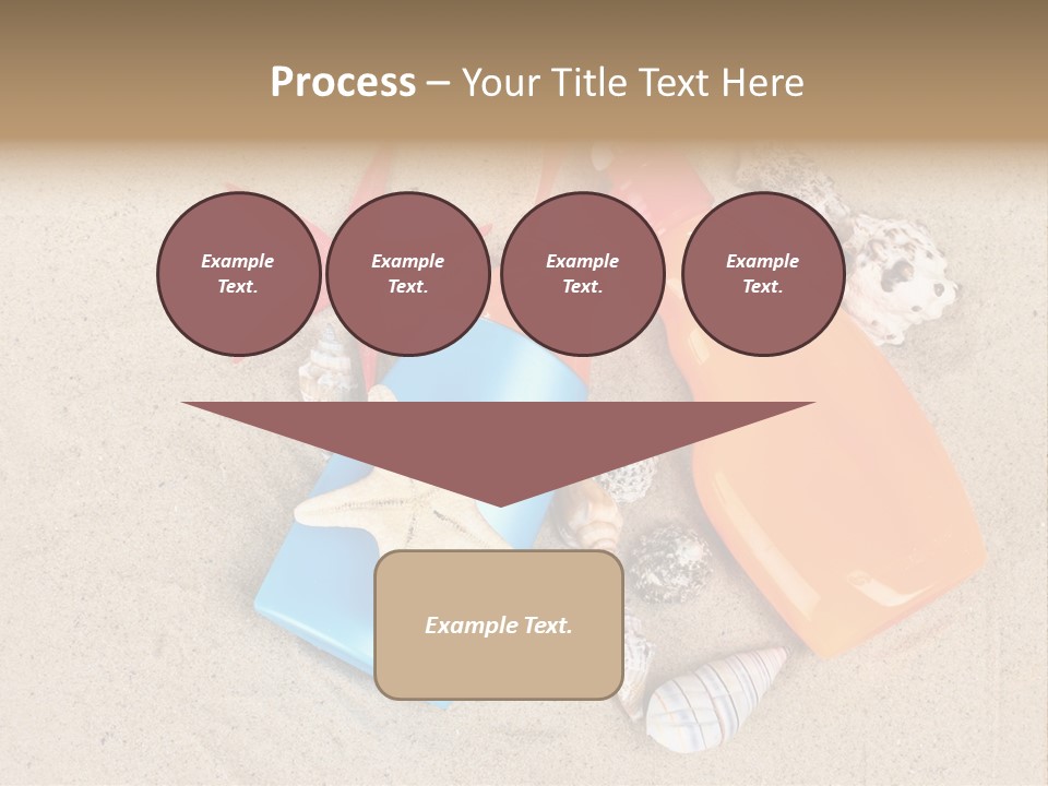 Sunblock Sand Creme PowerPoint Template
